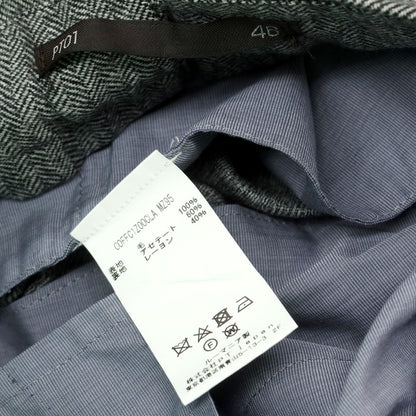 【中古】ピーティーゼロウーノ PT01 Evo fit ウール ドレススラックスパンツ グレー【 46 】【 状態ランクC 】【 メンズ 】