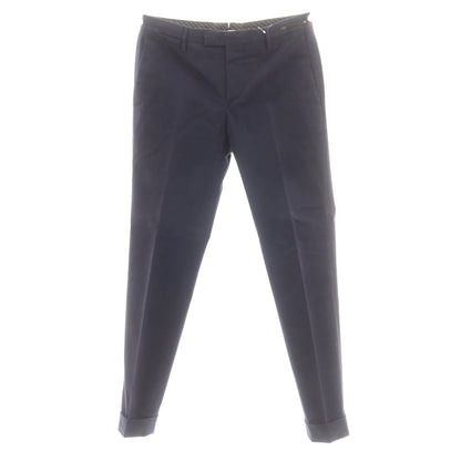 【中古】ピーティーゼロウーノ PT01 Skinny fit ストレッチコットン カジュアルスラックスパンツ ネイビー【 46 】【 状態ランクC 】【 メンズ 】