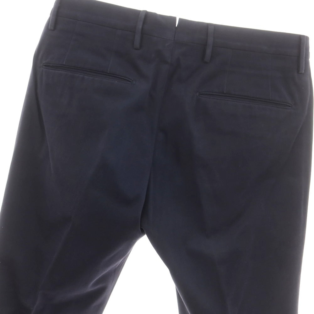 【中古】ピーティーゼロウーノ PT01 Skinny fit ストレッチコットン カジュアルスラックスパンツ ネイビー【 46 】【 状態ランクC 】【 メンズ 】