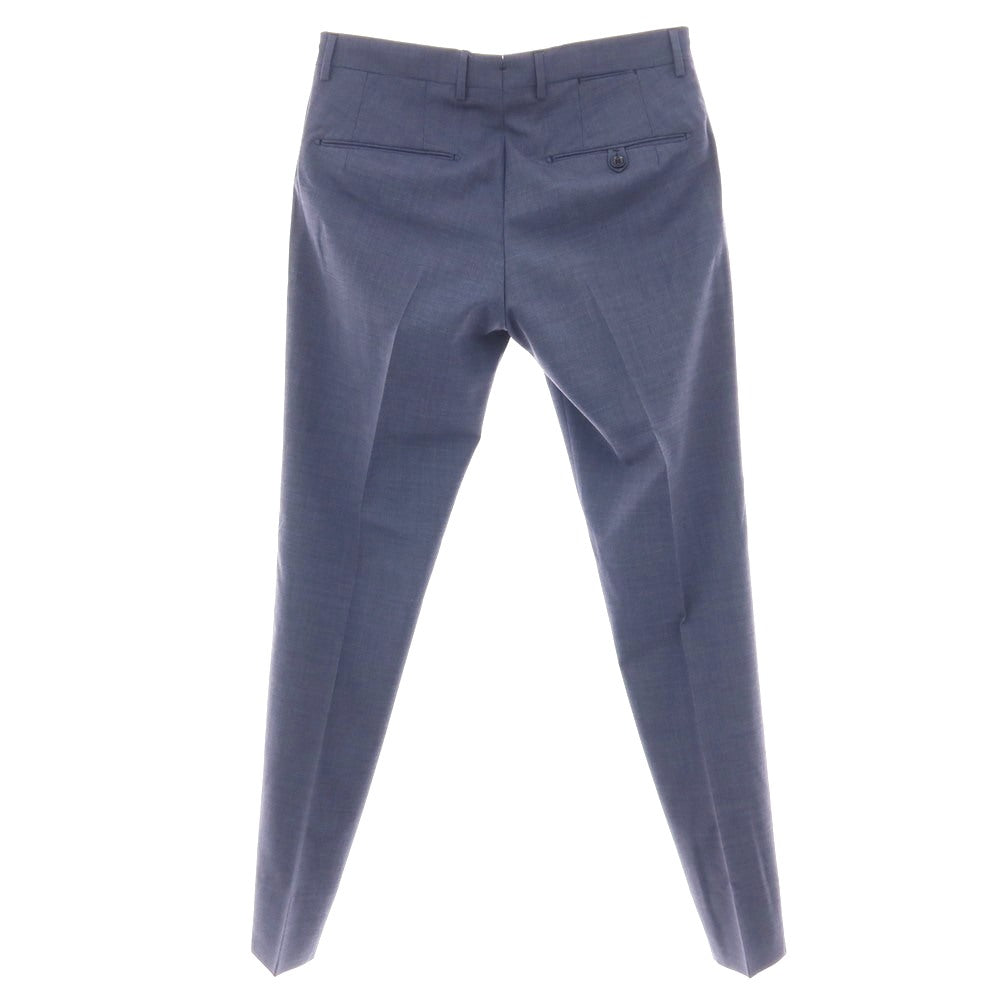 【中古】ベルウィッチ BERWICH ストレッチ ポリエステルウール ドレススラックスパンツ ライトネイビー【サイズ46】【 状態ランクA 】【 メンズ 】