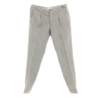 【中古】ジーティーアー G.T.A ストレッチウール ドレススラックスパンツ ライトグレー【 46 】【 状態ランクC 】【 メンズ 】