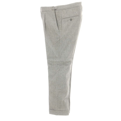 【中古】ジーティーアー G.T.A ストレッチウール ドレススラックスパンツ ライトグレー【 46 】【 状態ランクC 】【 メンズ 】