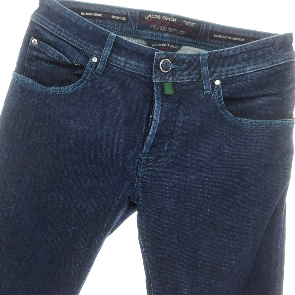 【中古】ヤコブコーエン JACOB COHEN J622 COMFORT ストレッチ デニムパンツ ジーンズ ネイビー【 32 】【 状態ランクB 】【 メンズ 】