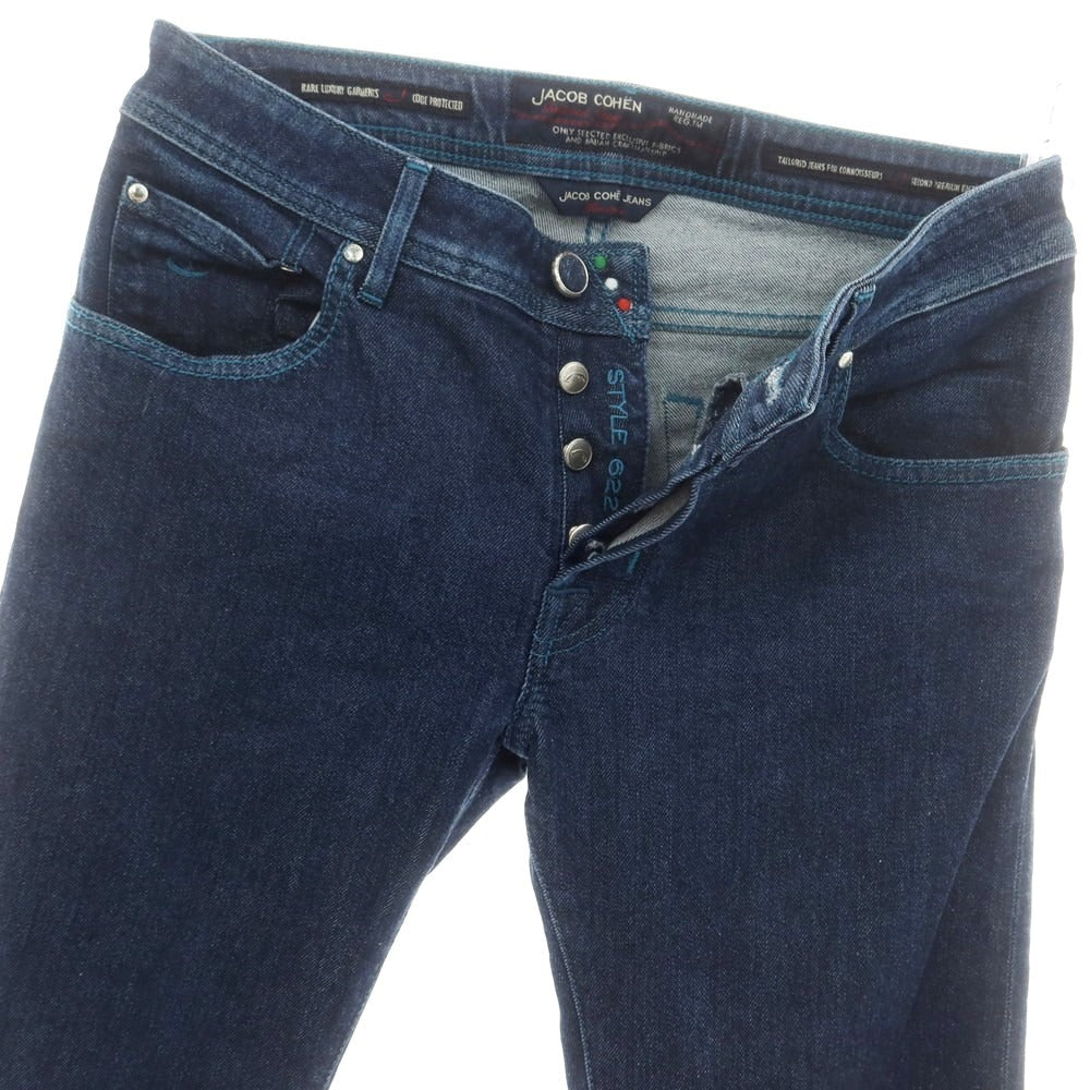 【中古】ヤコブコーエン JACOB COHEN J622 COMFORT ストレッチ デニムパンツ ジーンズ ネイビー【 32 】【 状態ランクB 】【 メンズ 】
