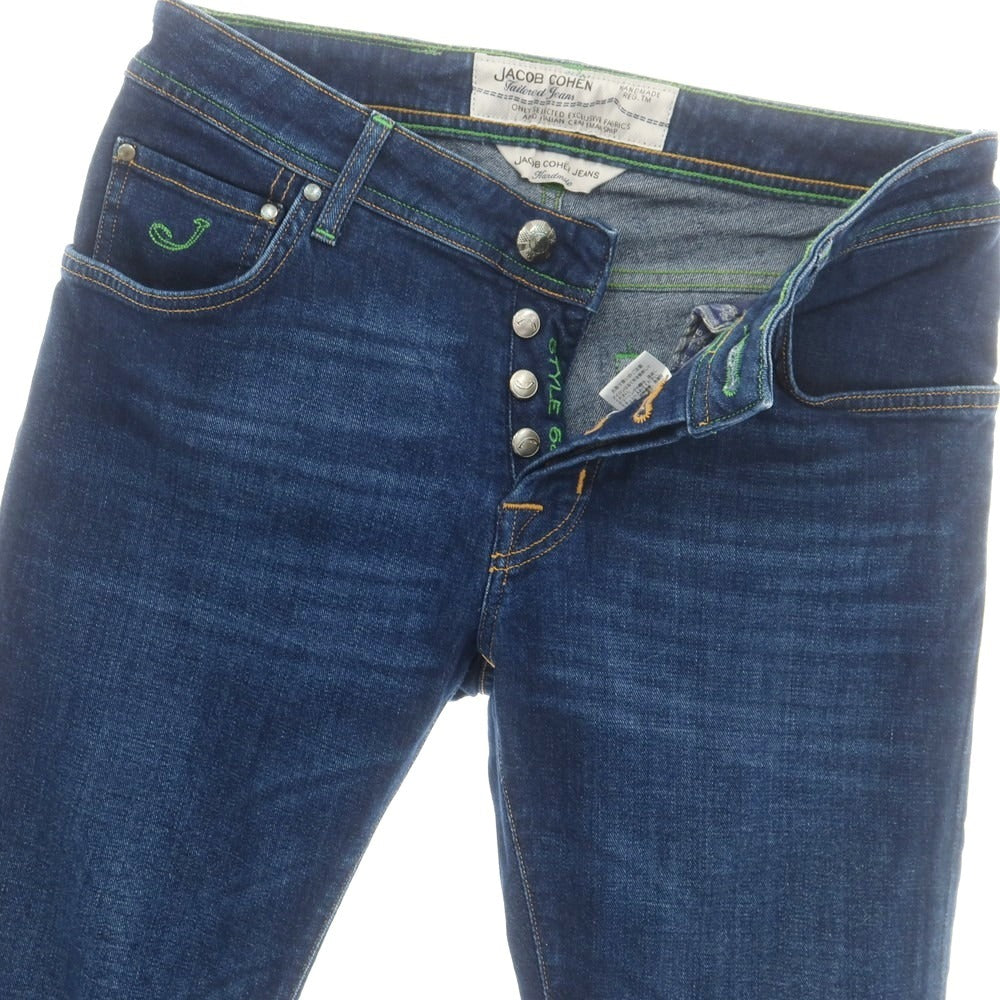 【中古】ヤコブコーエン JACOB COHEN PW622 COMFORT ストレッチ デニムパンツ ジーンズ ネイビー【 31 】【 状態ランクB 】【 メンズ 】