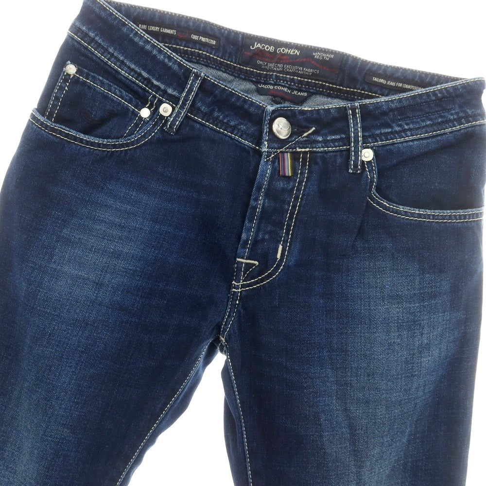 【中古】ヤコブコーエン JACOB COHEN J622 デニムパンツ ジーンズ ネイビー【 30 】【 状態ランクB 】【 メンズ 】