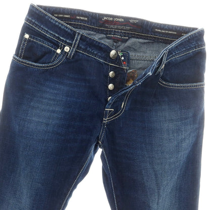 【中古】ヤコブコーエン JACOB COHEN J622 デニムパンツ ジーンズ ネイビー【 30 】【 状態ランクB 】【 メンズ 】