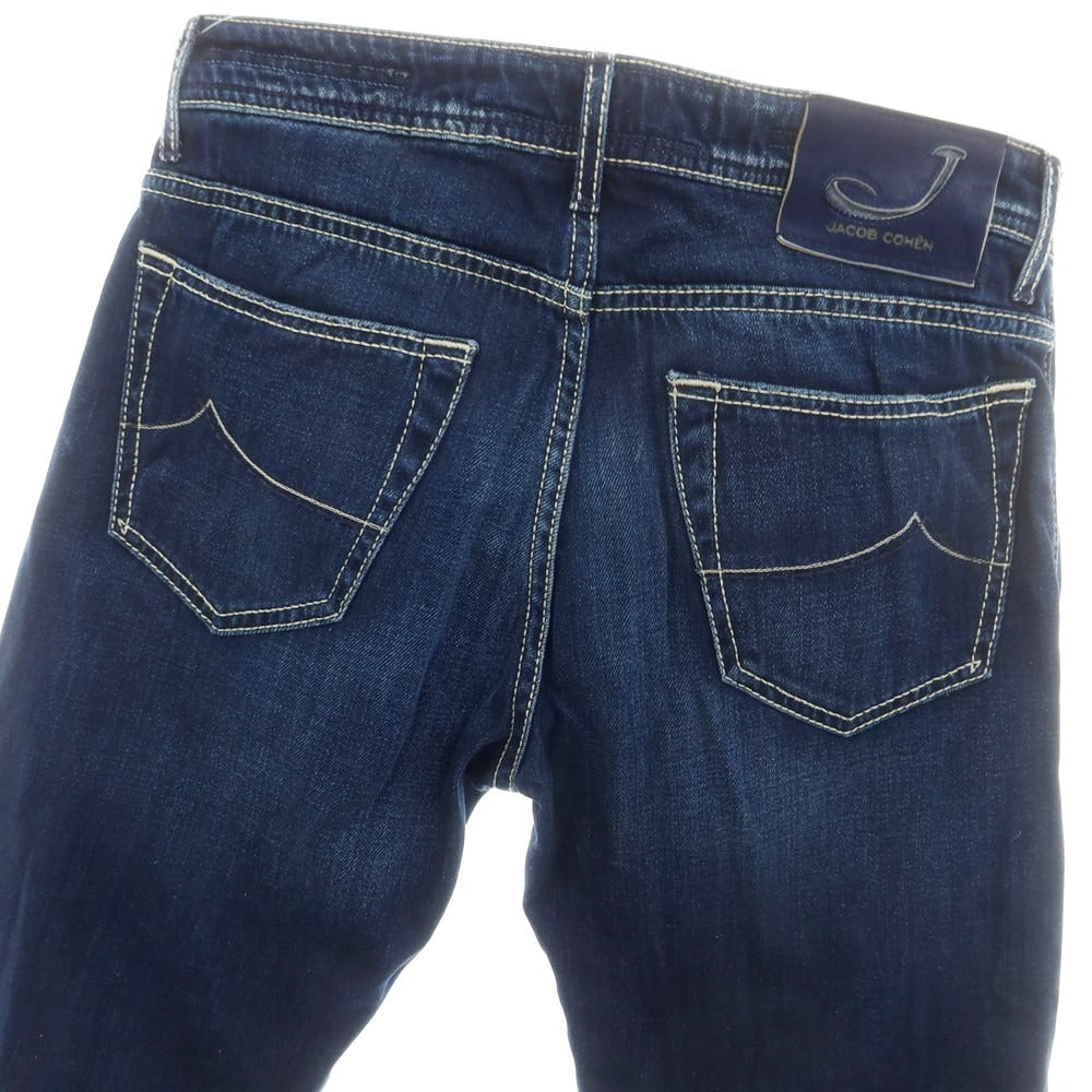 【中古】ヤコブコーエン JACOB COHEN J622 デニムパンツ ジーンズ ネイビー【 30 】【 状態ランクB 】【 メンズ 】