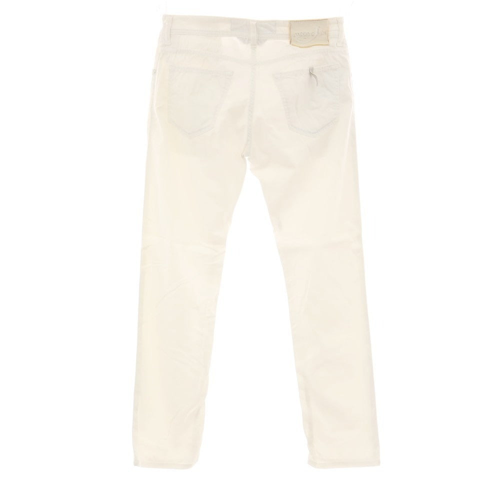 【中古】ヤコブコーエン JACOB COHEN J622 SLIM COMF- ストレッチ コットンリヨセル 5ポケットパンツ ホワイト【サイズ31】【 状態ランクC 】【 メンズ 】