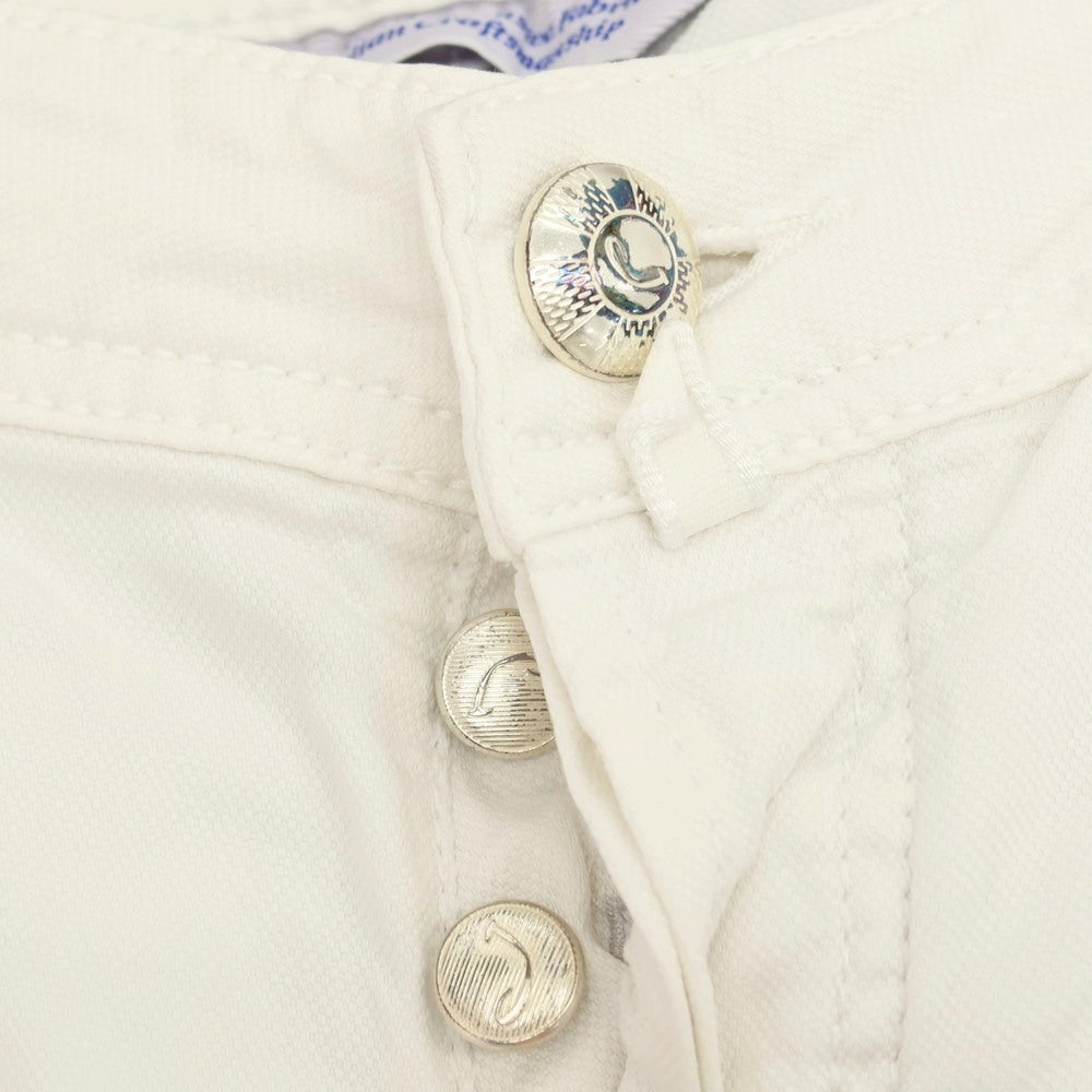 【中古】ヤコブコーエン JACOB COHEN J622 SLIM COMF- ストレッチ コットンリヨセル 5ポケットパンツ ホワイト【サイズ31】【 状態ランクC 】【 メンズ 】