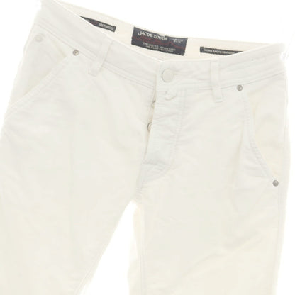 【中古】ヤコブコーエン JACOB COHEN J613 COMFORT ストレッチ 5ポケットパンツ ホワイト【 30 】【 状態ランクC 】【 メンズ 】