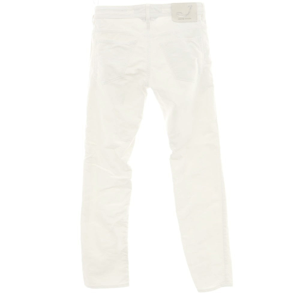 【中古】ヤコブコーエン JACOB COHEN J613 COMFORT ストレッチ 5ポケットパンツ ホワイト【 30 】【 状態ランクC 】【 メンズ 】