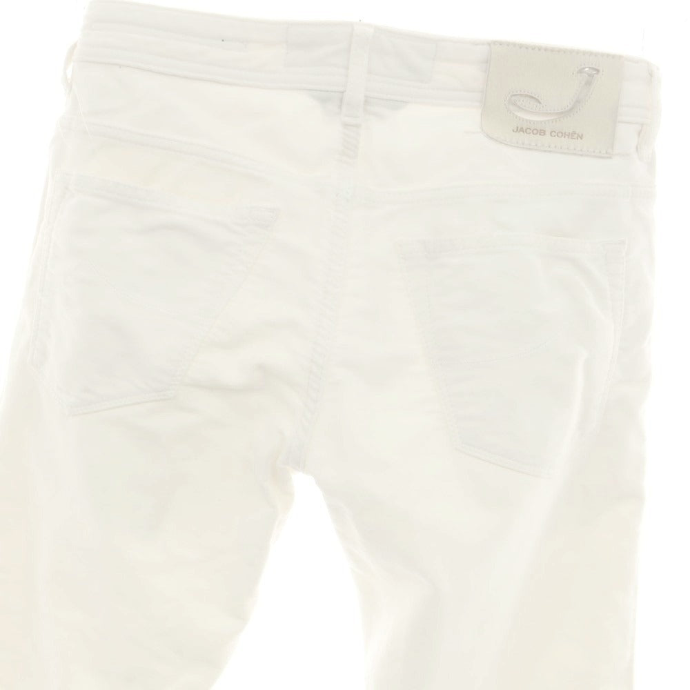 【中古】ヤコブコーエン JACOB COHEN J613 COMFORT ストレッチ 5ポケットパンツ ホワイト【 30 】【 状態ランクC 】【 メンズ 】