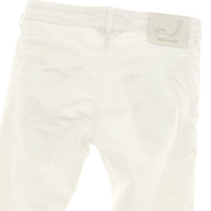 【中古】ヤコブコーエン JACOB COHEN J613 COMFORT ストレッチ 5ポケットパンツ ホワイト【 30 】【 状態ランクC 】【 メンズ 】