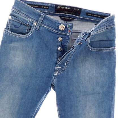 【中古】ヤコブコーエン JACOB COHEN J688 COMF- ストレッチ コットンポリエステル デニムパンツ ブルー【サイズ30】【 状態ランクB 】【 メンズ 】