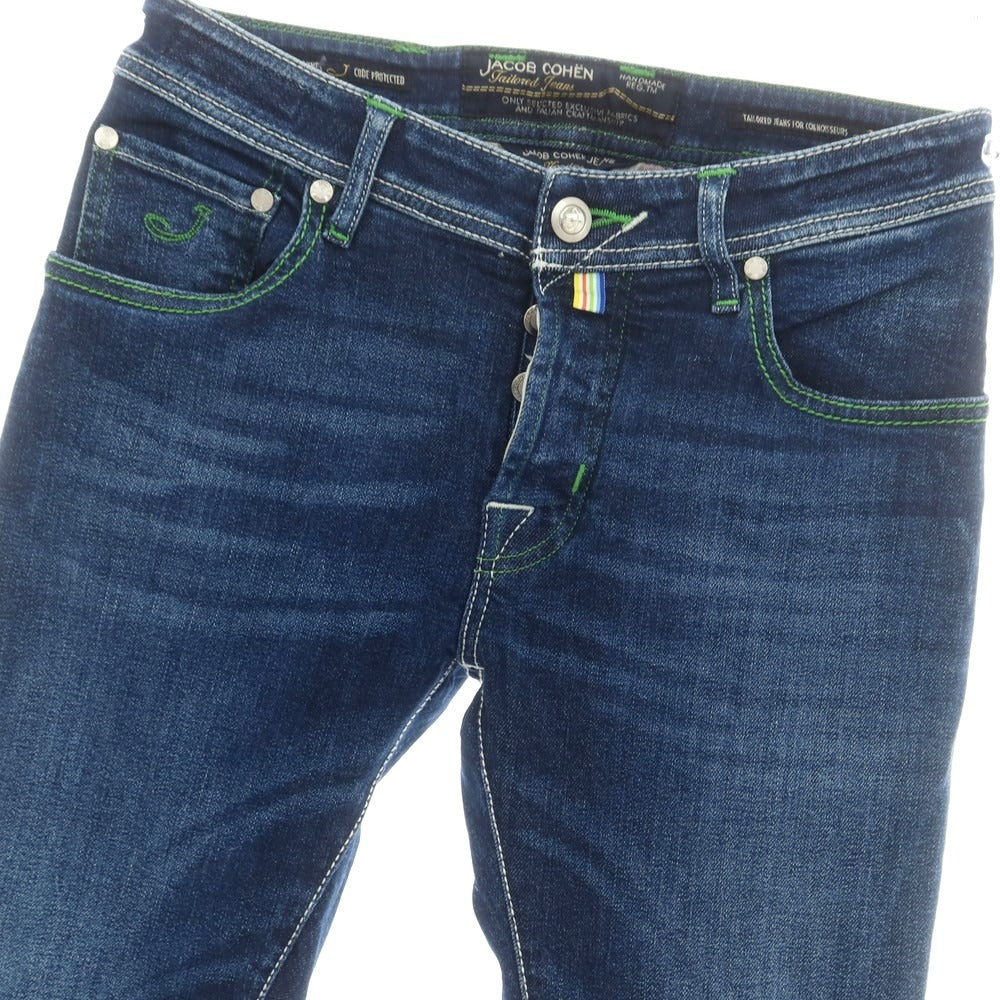 【中古】ヤコブコーエン JACOB COHEN J622 LTD COMFORT ストレッチ デニムパンツ ジーンズ ダークブルー【 30 】【 状態ランクB 】【 メンズ 】