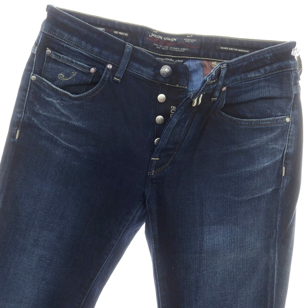 【中古】ヤコブコーエン JACOB COHEN BUDDY COMFORT ストレッチ デニムパンツ ジーンズ ネイビー【 32 】【 状態ランクB 】【 メンズ 】