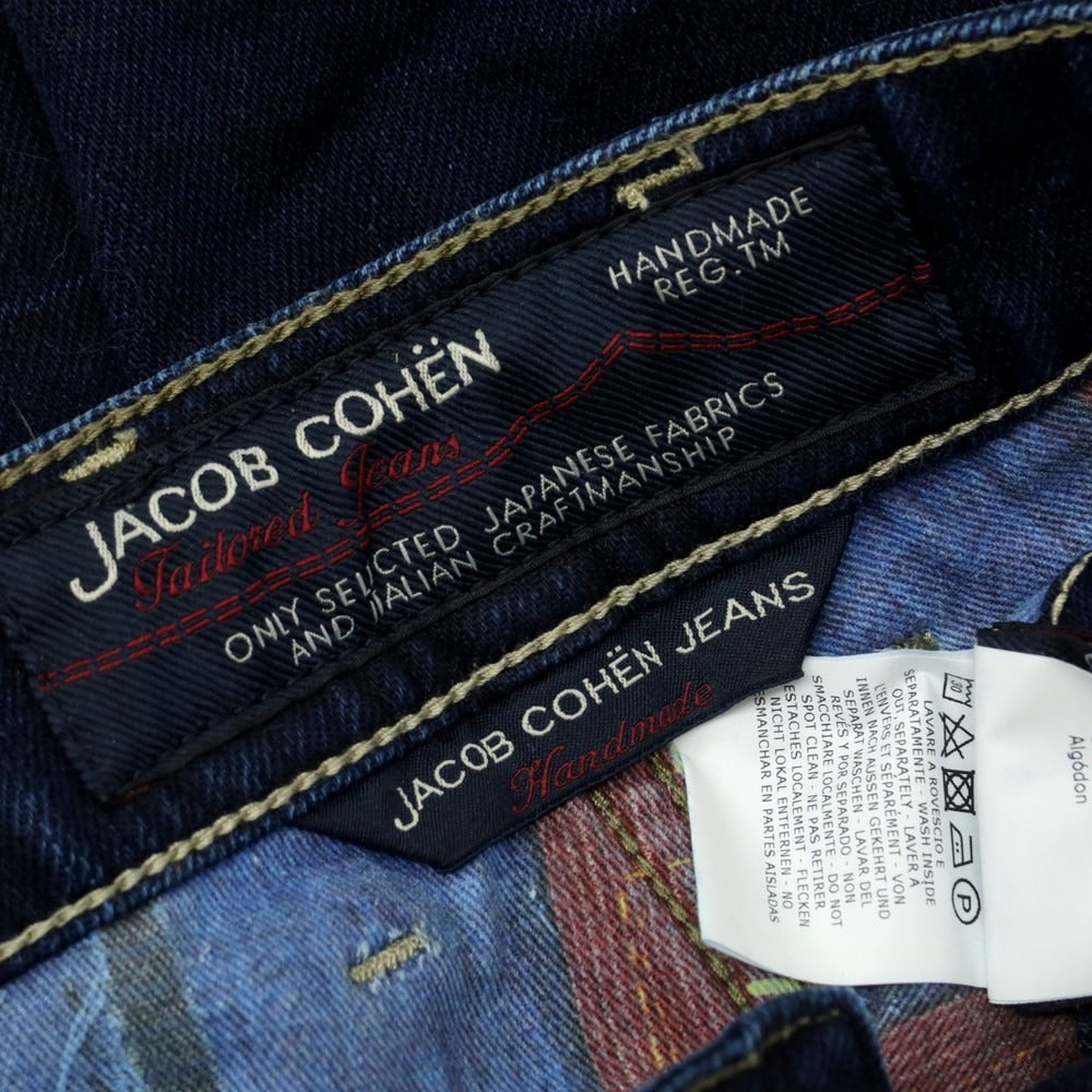 【中古】ヤコブコーエン JACOB COHEN BUDDY COMFORT ストレッチ デニムパンツ ジーンズ ネイビー【 32 】【 状態ランクB 】【 メンズ 】