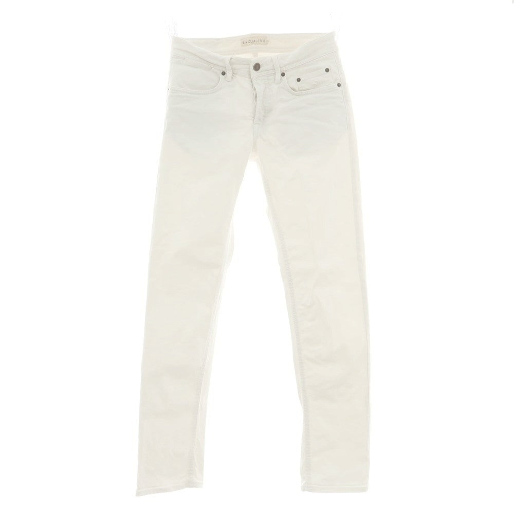 【中古】シビリア SIVIGLIA ストレッチ コットン ジーンズ デニムパンツ ホワイト【 31 】【 状態ランクB 】【 メンズ 】