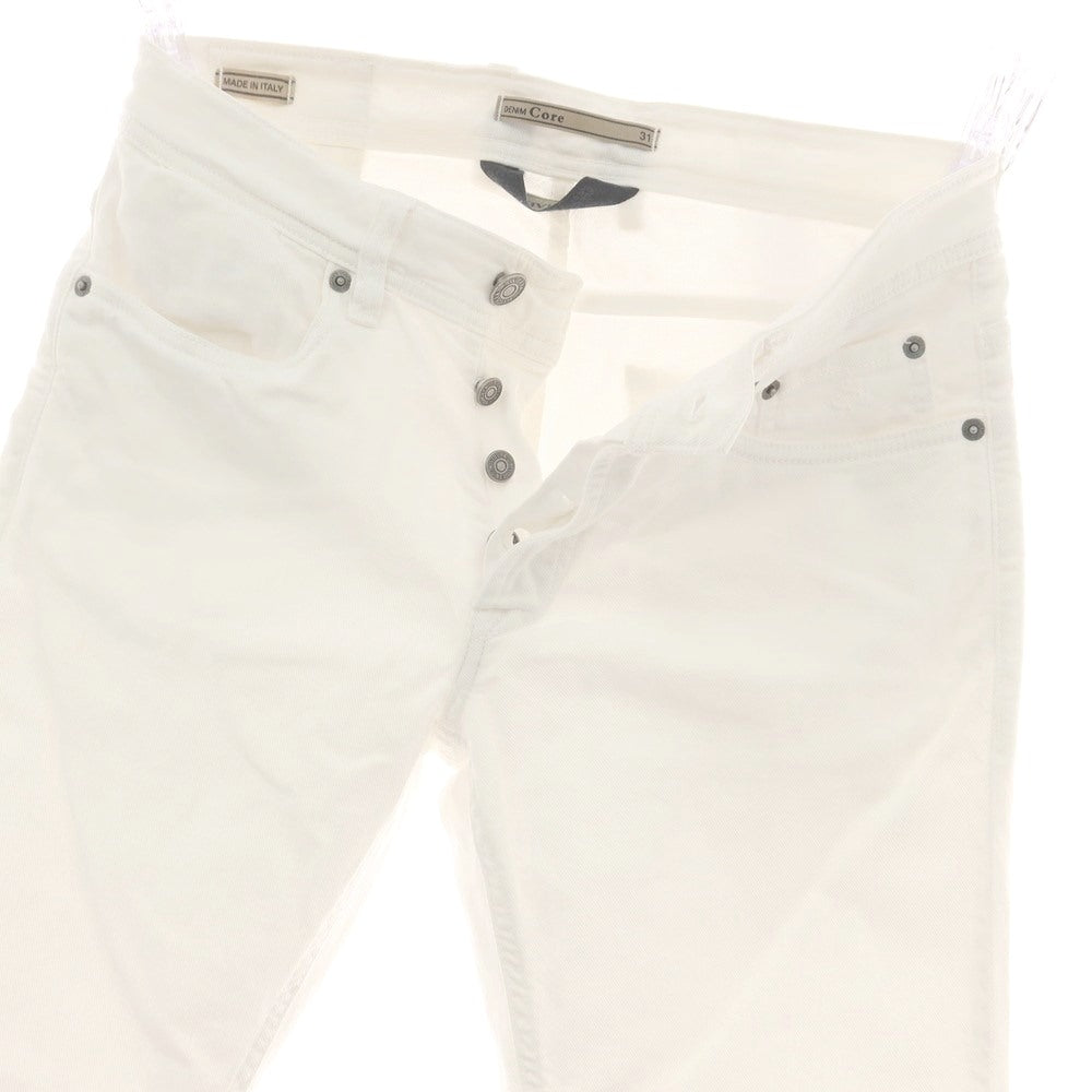 【中古】シビリア SIVIGLIA Core ストレッチ コットン デニムパンツ ホワイト【サイズ31】【 状態ランクB 】【 メンズ 】 [CPD]