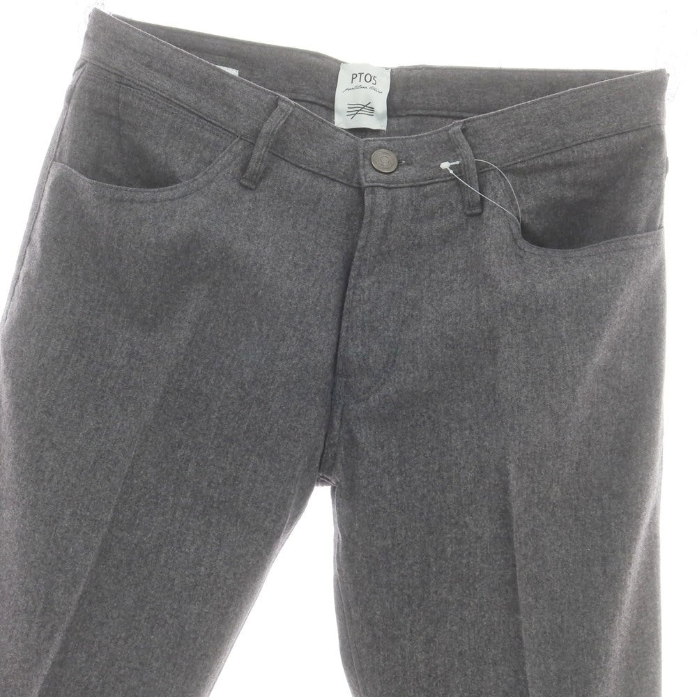 【中古】ピーティーゼロチンクエ PT05 SWING ストレッチ ウール 5ポケットパンツ グレー【 34 】【 状態ランクA 】【 メンズ 】
