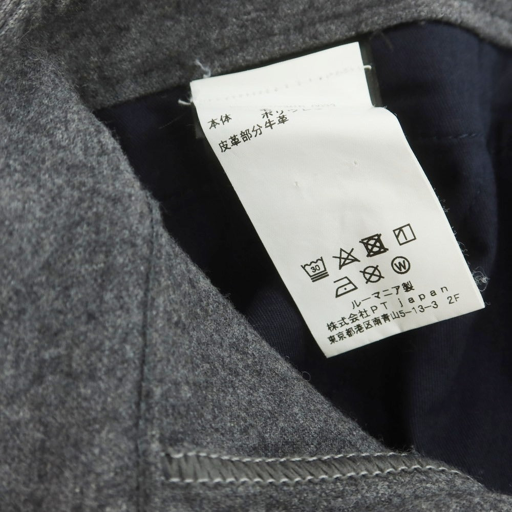 【中古】ピーティーゼロチンクエ PT05 SWING ストレッチ ウール 5ポケットパンツ グレー【 34 】【 状態ランクA 】【 メンズ 】