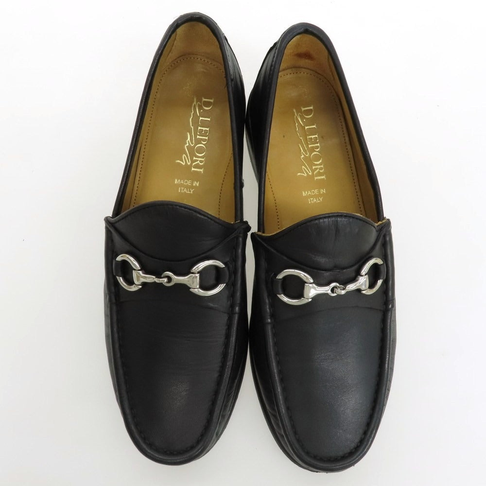 【中古】ダニエル レポリ DANIELE LEPORI モカシンビットローファー ブラック【 42 】【 状態ランクC 】【 メンズ 】
