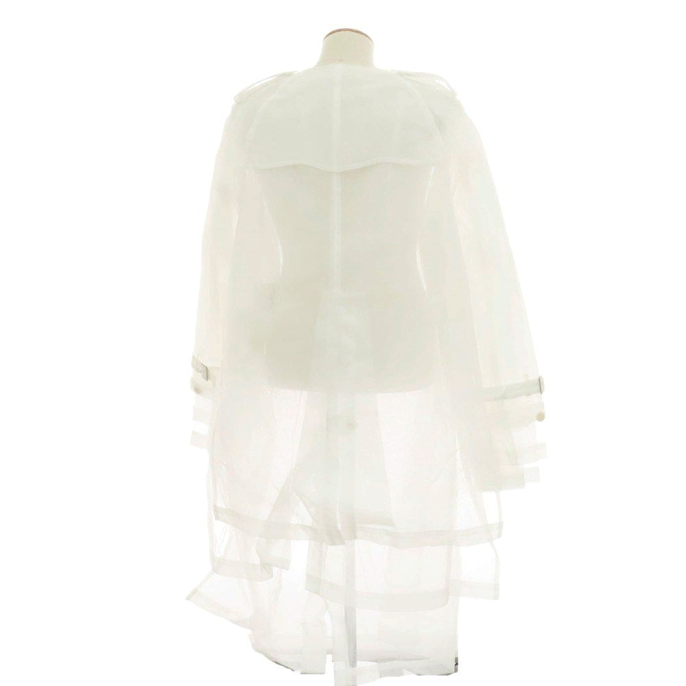 【中古】【未使用】コムデギャルソンオムプリュス COMME des GARCONS HOMME PLUS 2025年春夏 ナイロン チュール コート ホワイト【サイズS】【 状態ランクS 】【 メンズ 】 [EPD]