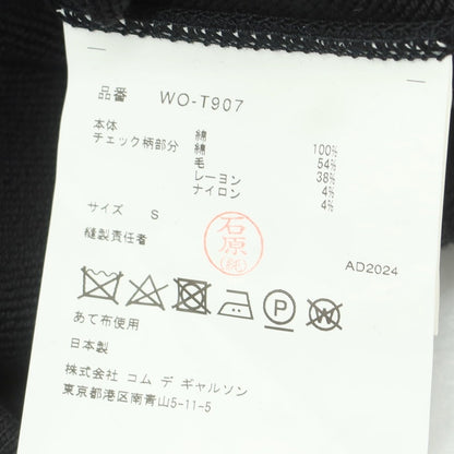 【中古】【未使用】ジュンヤワタナベ マン JUNYA WATANABE MAN × REIGNING CHAMP 2025年春夏 コットン パーカー ブラック【 S 】【 状態ランクS 】【 メンズ 】