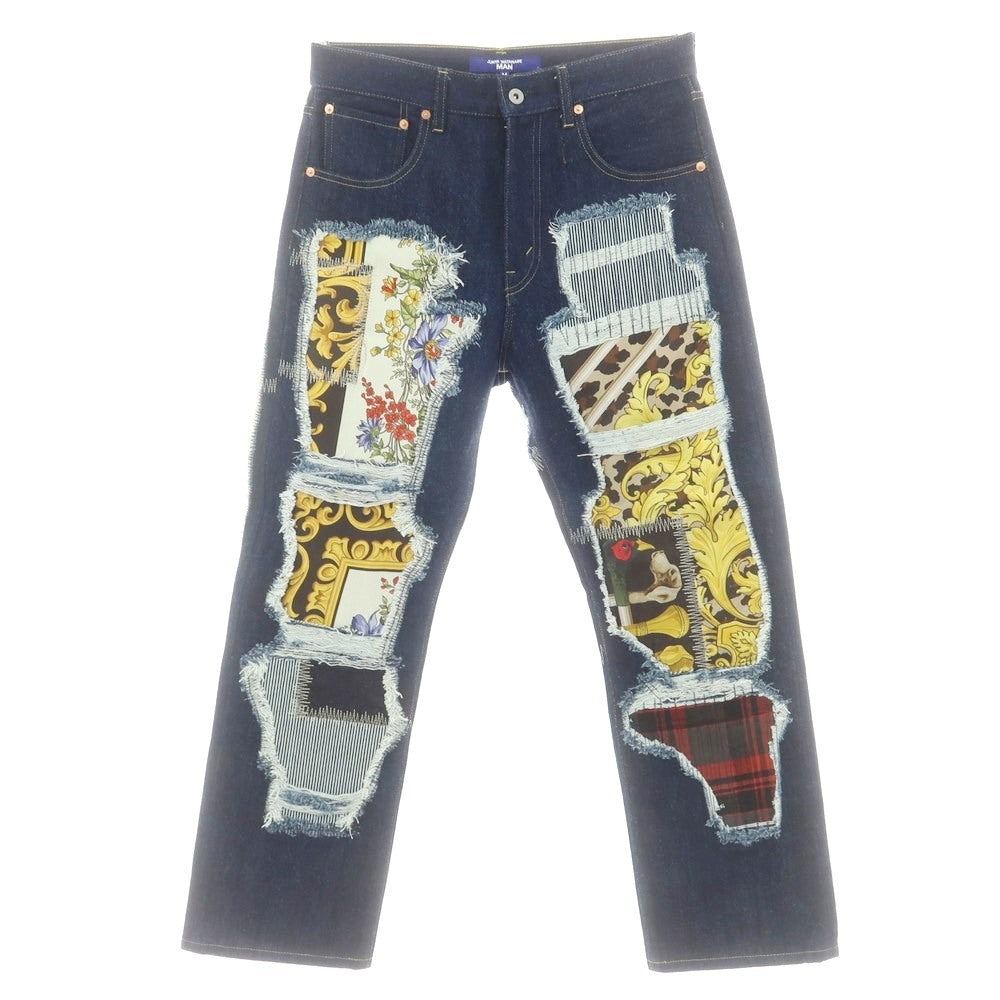 【中古】ジュンヤワタナベ マン JUNYA WATANABE MAN 2025年春夏 コットン ジーンズ デニムパンツ ネイビー【サイズM】【 状態ランクA 】【 メンズ 】 [CPD]