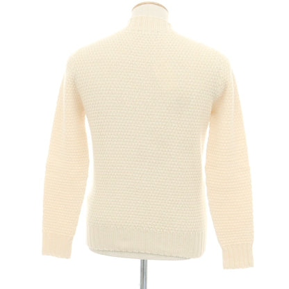 【中古】ドルモア DRUMOHR ウール モックネック プルオーバーニット アイボリー【 44 】【 状態ランクB 】【 メンズ 】