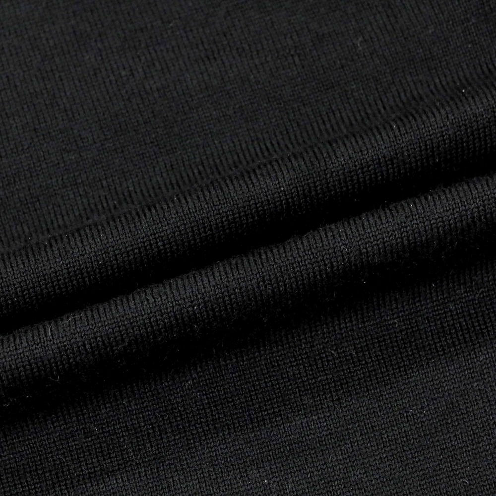 【中古】グランサッソ GRAN SASSO ハイゲージ ウール モックネック プルオーバーニット ブラック【 46 】【 状態ランクB 】【 メンズ 】