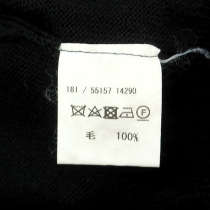 【中古】グランサッソ GRAN SASSO ハイゲージ ウール タートルネック プルオーバーニット ブラック【 44 】【 状態ランクB 】【 メンズ 】