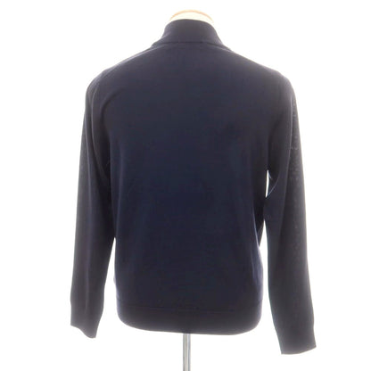 【中古】ジム gim ハイゲージ ウール モックネック プルオーバーニット ネイビー【 S 】【 状態ランクA 】【 メンズ 】