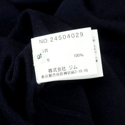 【中古】ジム gim ハイゲージ ウール モックネック プルオーバーニット ネイビー【 S 】【 状態ランクA 】【 メンズ 】