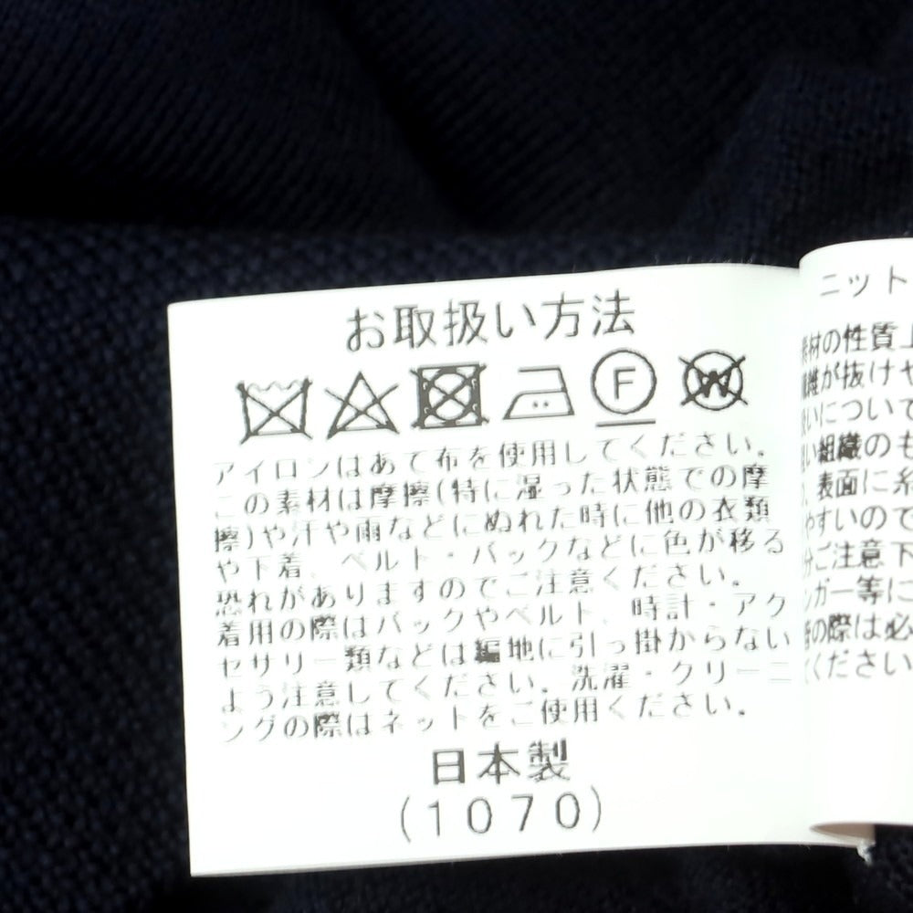 【中古】ジム gim ハイゲージ ウール モックネック プルオーバーニット ネイビー【 S 】【 状態ランクA 】【 メンズ 】