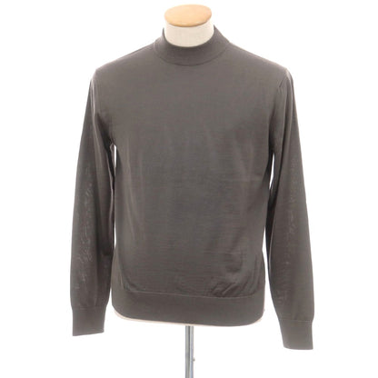 【中古】ノミアモ nomiamo ハイゲージ ウール モックネック プルオーバーニット トープ系【 XS 】【 状態ランクB 】【 メンズ 】