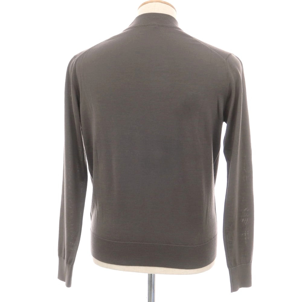 【中古】ノミアモ nomiamo ハイゲージ ウール モックネック プルオーバーニット トープ系【 XS 】【 状態ランクB 】【 メンズ 】