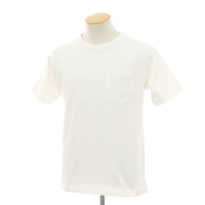【中古】ザソール THE SOLE ヘビーオンス コットン クルーネック ポケット 半袖Ｔシャツ ホワイト【 XS 】【 状態ランクB 】【 メンズ 】[APD]