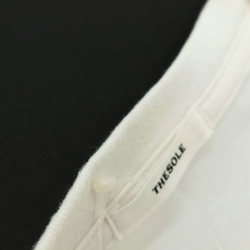 【中古】ザソール THE SOLE ヘビーオンス コットン クルーネック ポケット 半袖Ｔシャツ ホワイト【 XS 】【 状態ランクB 】【 メンズ 】[APD]