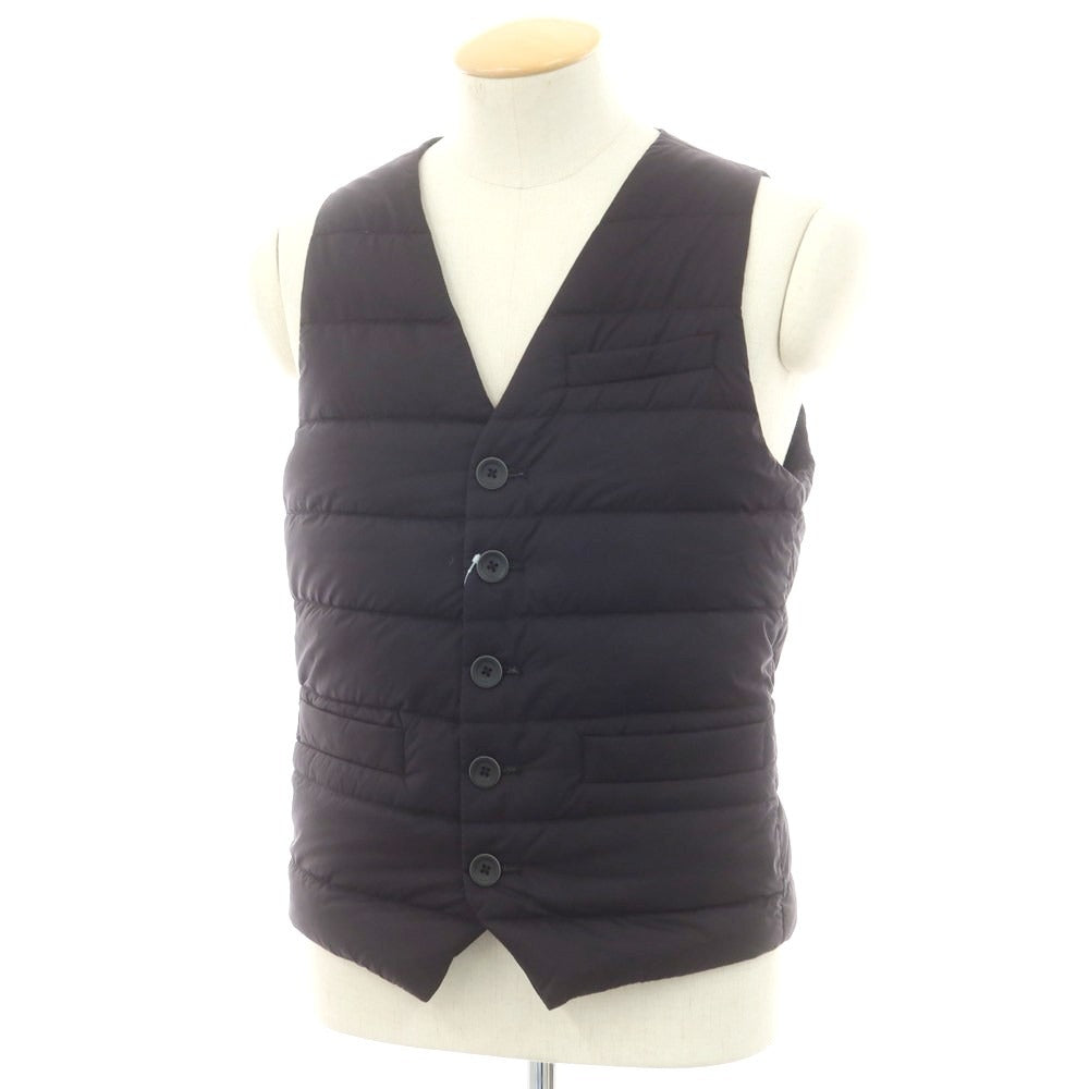 【中古】ヘルノ Herno ナイロン カジュアル系ジレ ブラック【 44 】【 状態ランクB 】【 メンズ 】