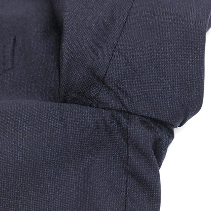 【中古】ラルディーニ LARDINI ウールナイロン ジャージー 3つボタンスーツ セットアップ ネイビー【サイズ48】【 状態ランクC 】【 メンズ 】