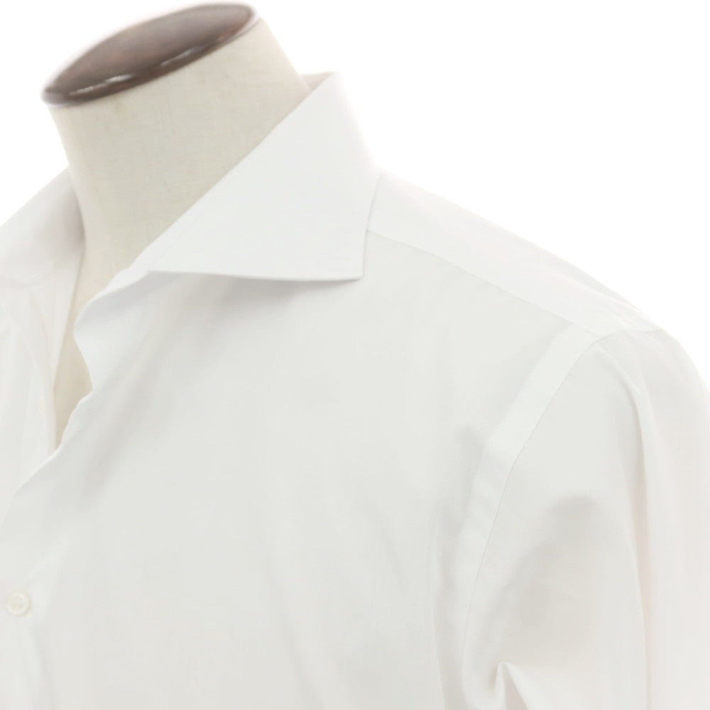 【中古】ディファレンス DIFFERENCE コットンポリエステル ホリゾンタルカラー ドレスシャツ ホワイト【 42-83 】【 状態ランクB 】【 メンズ 】