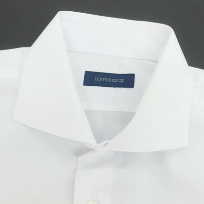 【中古】ディファレンス DIFFERENCE コットンポリエステル ホリゾンタルカラー ドレスシャツ ホワイト【 42-83 】【 状態ランクB 】【 メンズ 】