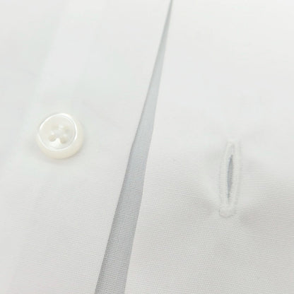 【中古】ディファレンス DIFFERENCE コットンポリエステル ホリゾンタルカラー ドレスシャツ ホワイト【 42-83 】【 状態ランクB 】【 メンズ 】