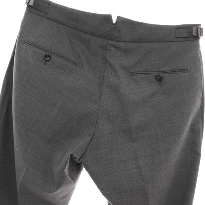 【中古】ベルウィッチ BERWICH SCOTCH ストレッチ ポリエステルウール ドレススラックスパンツ グレー【サイズ48】【 状態ランクB 】【 メンズ 】