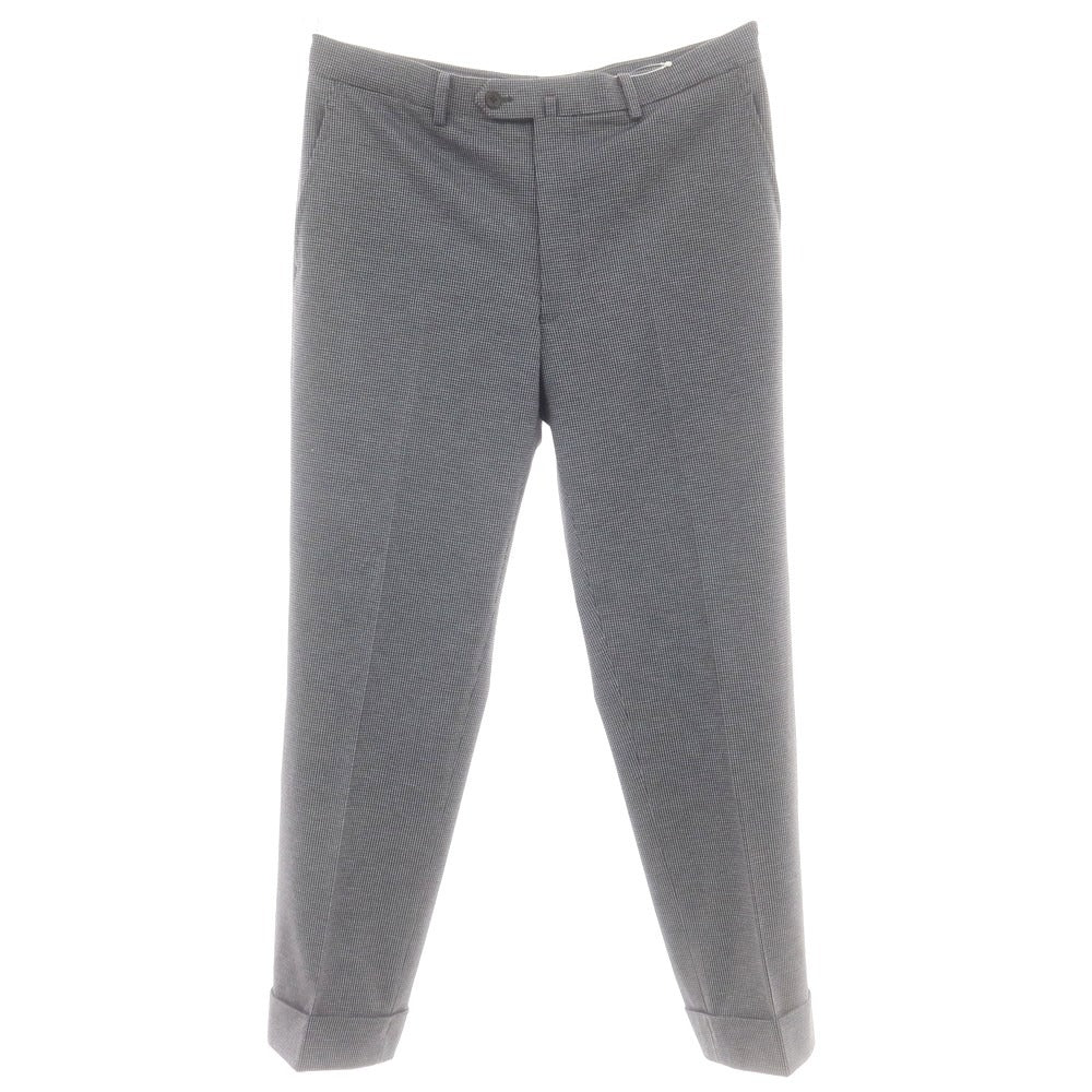 【中古】オンリー ONLY ストレッチ ポリエステルレーヨン ハウンドトゥース ドレススラックスパンツ グレー【 50 】【 状態ランクB 】【 メンズ 】