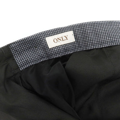 【中古】オンリー ONLY ストレッチ ポリエステルレーヨン ハウンドトゥース ドレススラックスパンツ グレー【 50 】【 状態ランクB 】【 メンズ 】