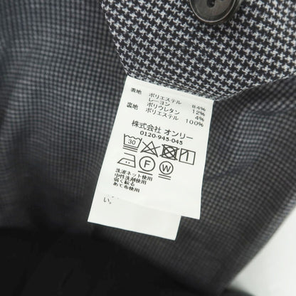 【中古】オンリー ONLY ストレッチ ポリエステルレーヨン ハウンドトゥース ドレススラックスパンツ グレー【 50 】【 状態ランクB 】【 メンズ 】