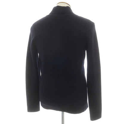 【中古】クルチアーニ CRUCIANI ハイゲージウール ショールカラー ダブル カーディガン ダークネイビー【 48 】【 状態ランクB 】【 メンズ 】